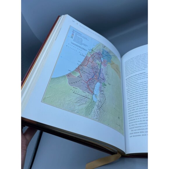 The Historical Atlas Of The Bible By Ian Barnes  Chartwell Books 2009 Gold Leaf - Picture 5 of 14